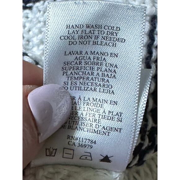 Rails Jenna white blue stripes knit tank top size large - Picture 5 of 14